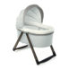 baby bassinet portable wooden hood