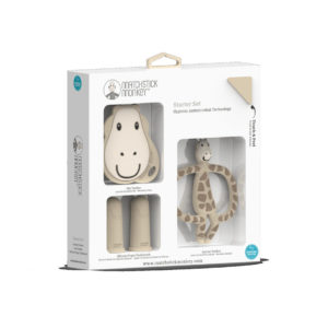 gift set teething toys and toothbrush