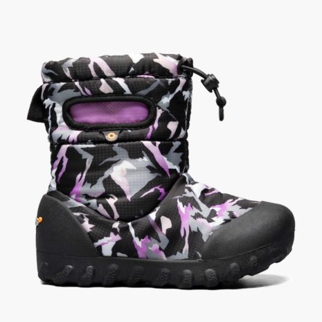 Baby Bogs B-Moc -20 Boots Black + Purple Mountains